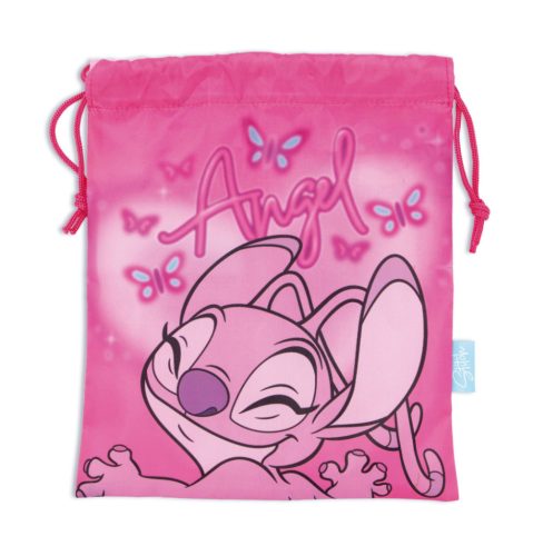 Disney Lilo és Stitch, A csillagkutya Pink Angel uzsonnás táska 26,5 cm