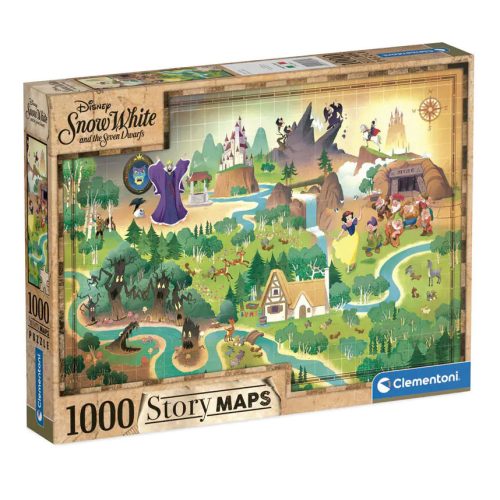 Mesetérkép Snow White 1000 db-os puzzle Clementoni