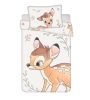 Disney Bambi Beige gyerek ágyneműhuzat 100×135cm, 40×60 cm