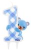 Első születésnap Blue Teddy tortagyertya