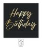 Happy Birthday Elegant szalvéta 20 db-os 33x33 cm FSC