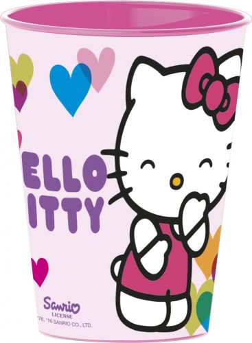 Hello Kitty műanyag pohár 260 ml