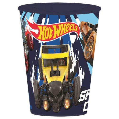 Hot Wheels Blue Fire műanyag pohár 260 ml