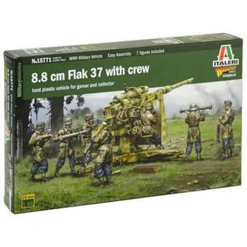 Italeri: 8.8 cm Flak 37 löveg makett, 1:56