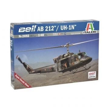 Italeri: Bell AB-212/UH-1N helikopter makett, 1:48