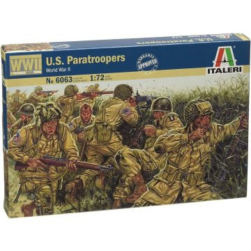 Italeri: Második világháborús amerikai ejtőernyősök, 1:72