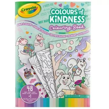 Crayola: Kedves szavak színezőkönyv matricákkal