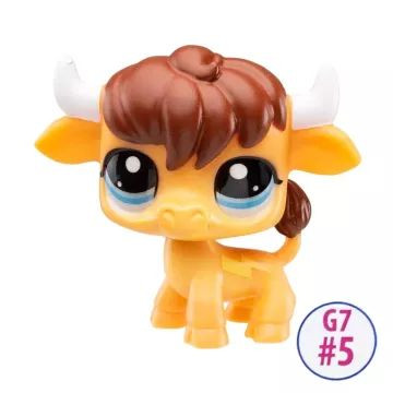 Littlest Pet Shop: Játékfigura #5 - Sárga borjú