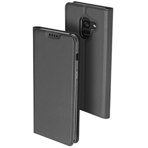 Xiaomi Redmi K30 / K30 5G / Poco X2, Oldalra nyíló tok, stand, Dux Ducis, sötétszürke