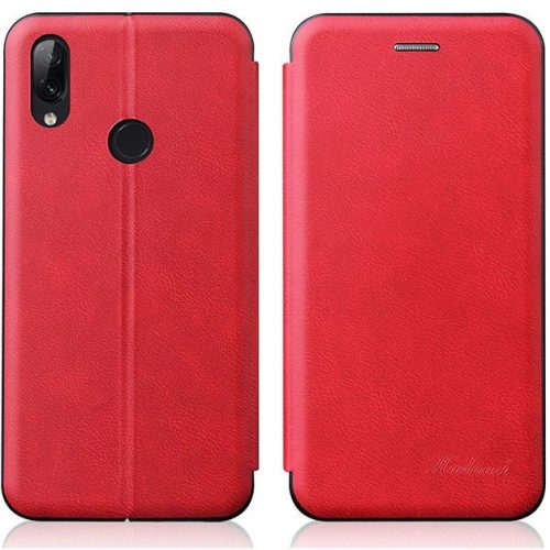 Xiaomi Redmi 9C / 9C NFC, Oldalra nyíló tok, stand, Wooze Protect And Dress Book, piros