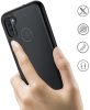 Motorola Moto G50 5G, Szilikon hátlap és műanyag előlapi tok, elő- és hátlapi üveggel, közepsen ütésálló, Wooze Power Case, fekete