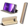 Samsung Galaxy A73 5G SM-A736B, Oldalra nyíló tok, stand, Forcell Elegance, arany