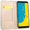 Samsung Galaxy A73 5G SM-A736B, Oldalra nyíló tok, stand, Dux Ducis, arany