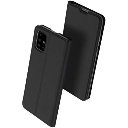 OnePlus 10 Pro, Oldalra nyíló tok, stand, Dux Ducis, fekete