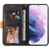 Huawei Honor Magic 4 Lite / X9 4G / X9 5G / X30, Oldalra nyíló tok, stand, kártyatartóval, kézpánttal, Wooze Colour Wallet, narancssárga