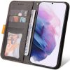 Samsung Galaxy A03s SM-A037F, Oldalra nyíló tok, stand, kártyatartóval, kézpánttal, Wooze Colour Wallet, narancssárga