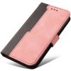 Samsung Galaxy A72 / A72 5G SM-A725F / A726B, Oldalra nyíló tok, stand, kártyatartóval, kézpánttal, Wooze Colour Wallet, rózsaszín