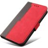 Xiaomi Redmi 10C, Oldalra nyíló tok, stand, kártyatartóval, kézpánttal, Wooze Colour Wallet, piros