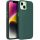 Samsung Galaxy A12 / A12 Nacho / M12 SM-A125F / A127F / M127F, Szilikon tok, közepesen ütésálló, fémhatású kamera keret, Frame Case, zöld