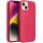 Samsung Galaxy S22 Plus 5G SM-S906, Szilikon tok, közepesen ütésálló, fémhatású kamera keret, Frame Case, magenta