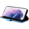 Huawei Honor 90, Oldalra nyíló tok, stand, kártyatartóval, kézpánttal, Wooze Colour Wallet, kék