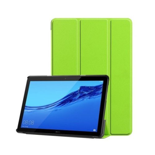 Samsung Galaxy Tab S6 Lite 10.4 (2020 / 2022 / 2024) SM-P610 / P615 / P613 / P619 / P620 / P625, mappa tok, Trifold, zöld