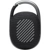 Bluetooth hordozható hangszóró, 5W, v5.1, felakasztható, vízálló, JBL Clip 4, fekete