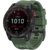 Garmin Fenix 3 / 3 HR / 5X / 5X Plus / 6X / 6X Pro / 7X, szilikon pótszíj, állítható, TP IconBand, sötétzöld