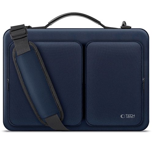 Laptop táska, 15 - 16" készülékhez, vállpánttal, TP Defender Bag, sötétkék