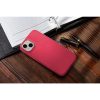 Motorola Moto G14, Szilikon tok, közepesen ütésálló, fémhatású kamera keret, Frame Case, magenta