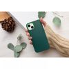 Motorola Moto G73 5G, Szilikon tok, közepesen ütésálló, fémhatású kamera keret, Frame Case, zöld