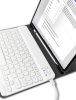 Apple iPad 10.2 (2019 / 2020 / 2021), Bluetooth billentyűzetes mappa tok, érintőceruza tartó, érintőceruza nélkül, TP SC Pen Holder + Keyboard, fekete