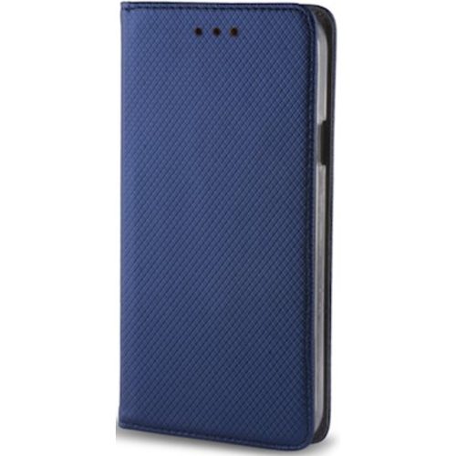 Xiaomi Redmi Note 13 Pro 4G / Poco M6 Pro 4G, Oldalra nyíló tok, stand, Smart Magnet, sötétkék