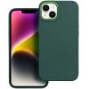 Apple iPhone 16 Pro Max, Szilikon tok, közepesen ütésálló, fémhatású kamera keret, Frame Case, zöld