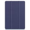 Samsung Galaxy Tab S9 FE Plus (12.4) SM-X610 / X616B, mappa tok, érintőceruza tartó, érintőceruza nélkül, Trifold, Wooze Trifold Pencil Holder, sötétkék